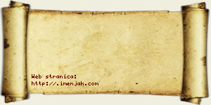 Joakim Stojadinović vizit kartica